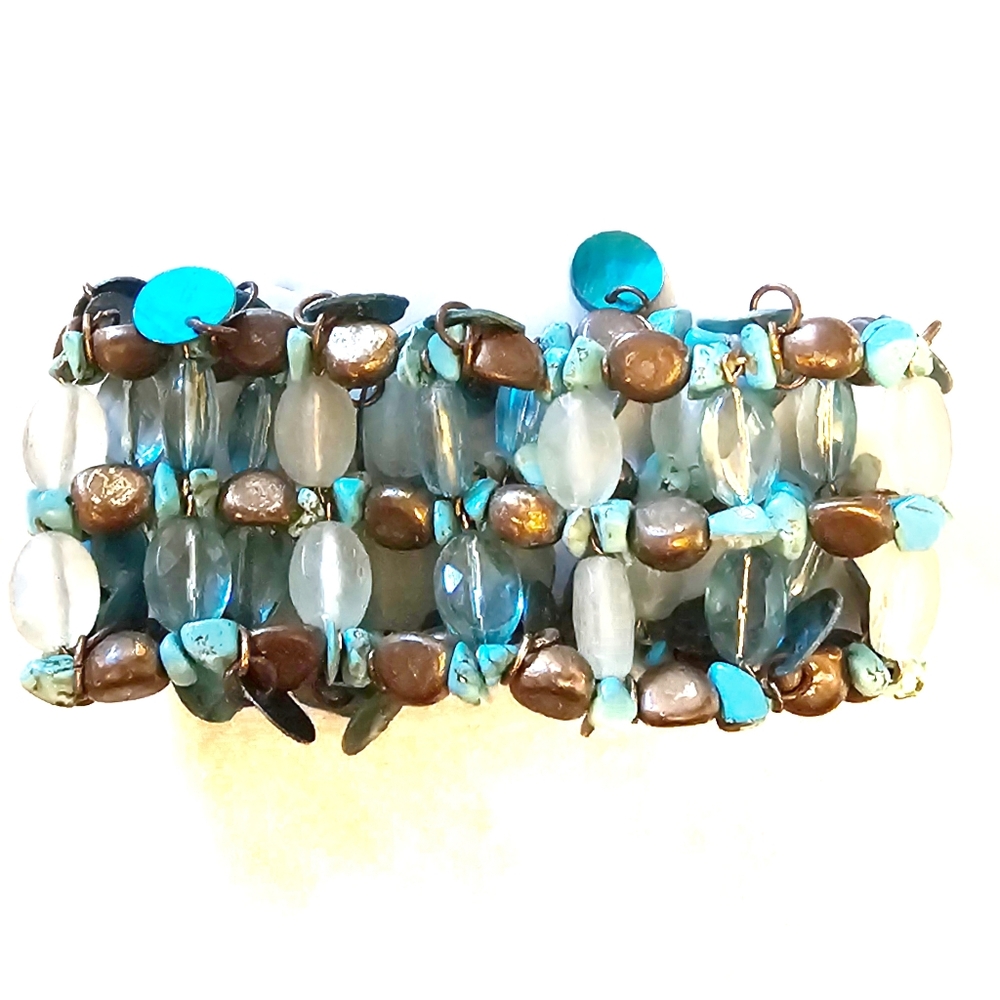 BOHO Turquoise Ocean Mermaid Bracelet